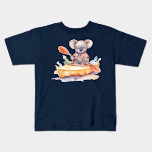 kayaking koala Kids T-Shirt